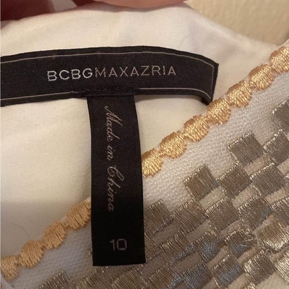 BCBG MAX AZRIA asymmetrical halter dress - Picture 6 of 7